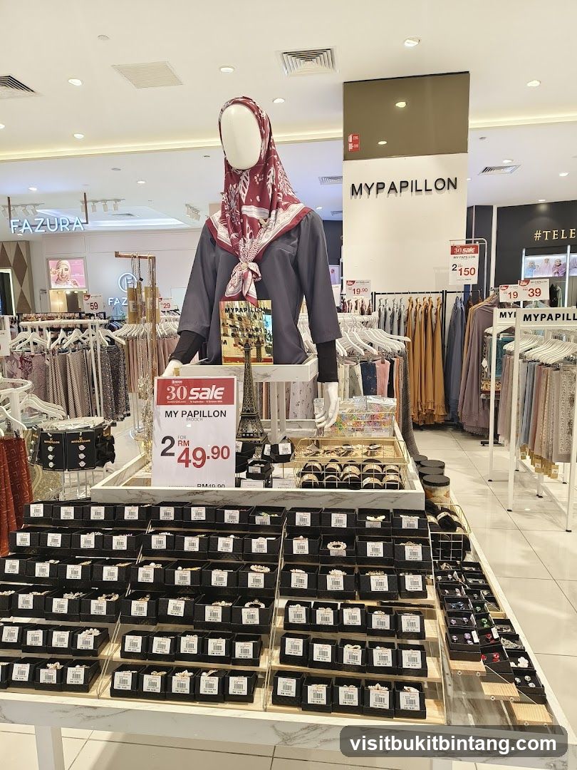 Display of accessories