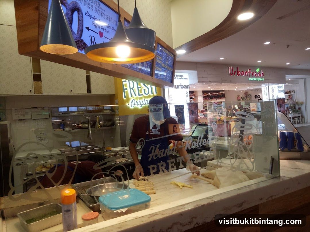 Pretzel Shop Counter