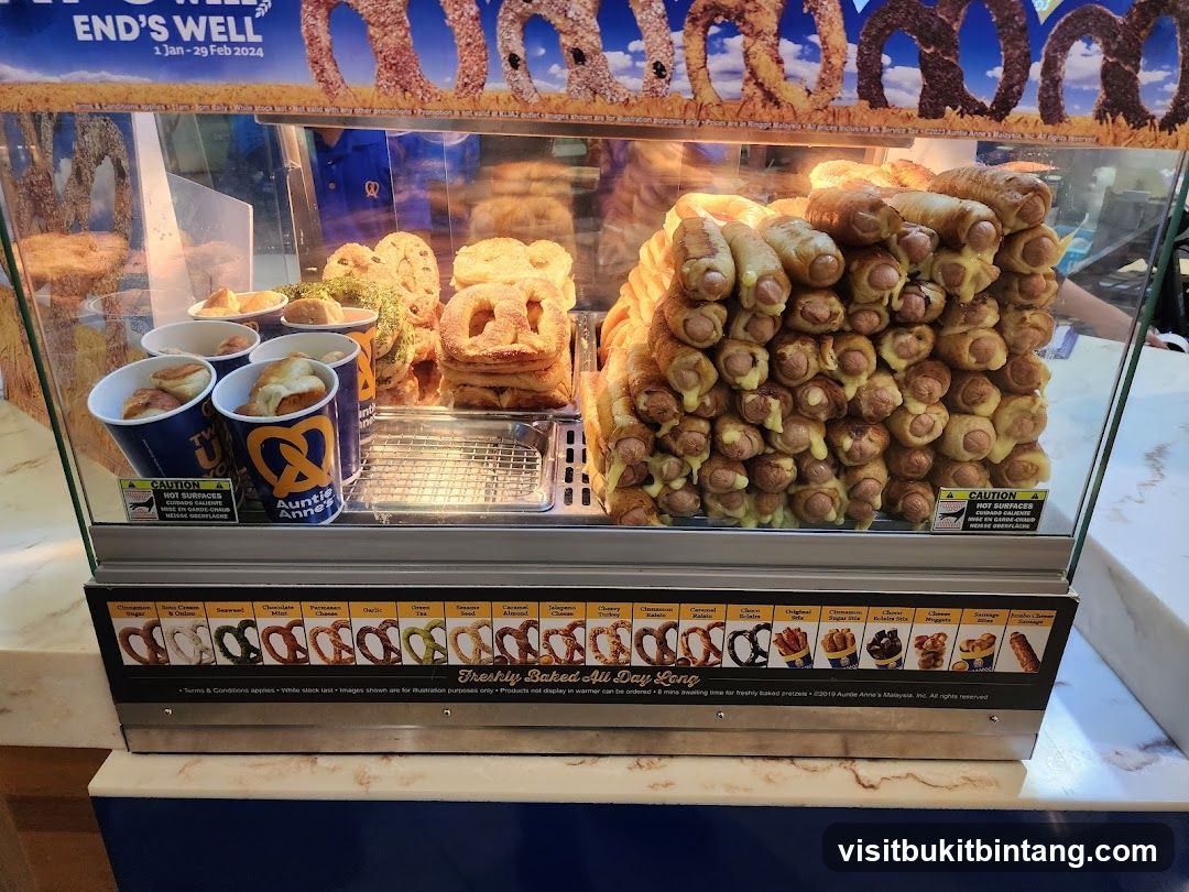 Auntie Anne's Pretzel Display