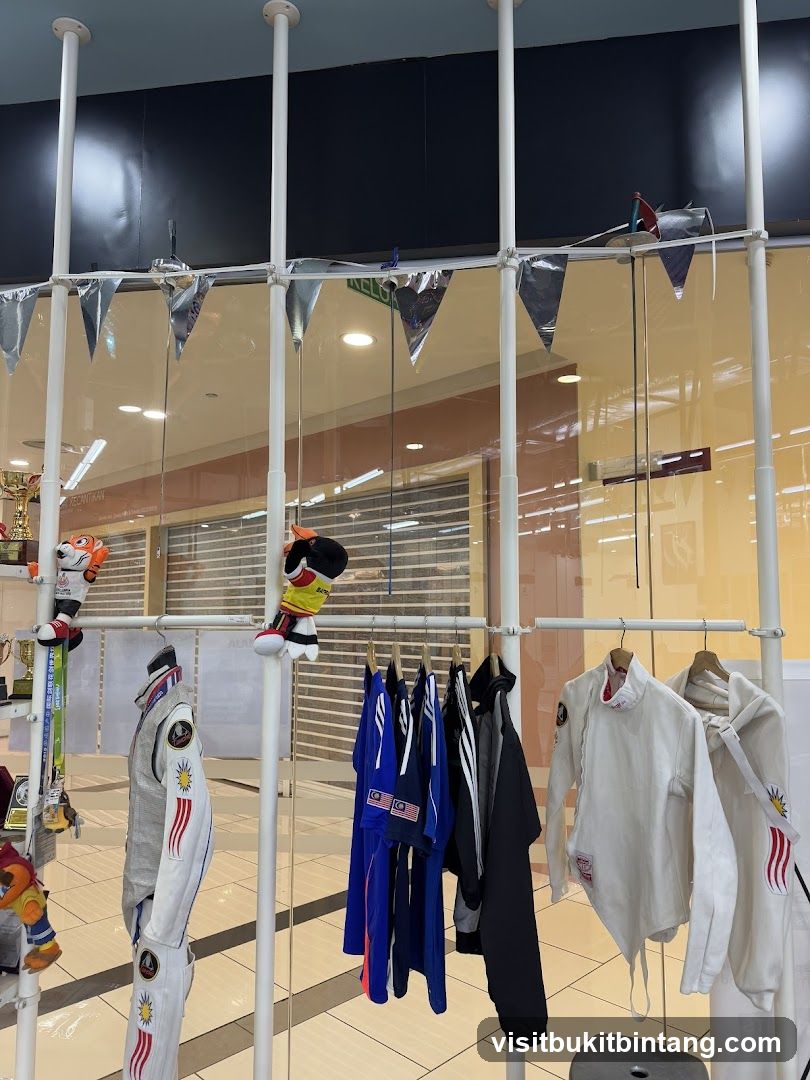 Fencing Apparel Display