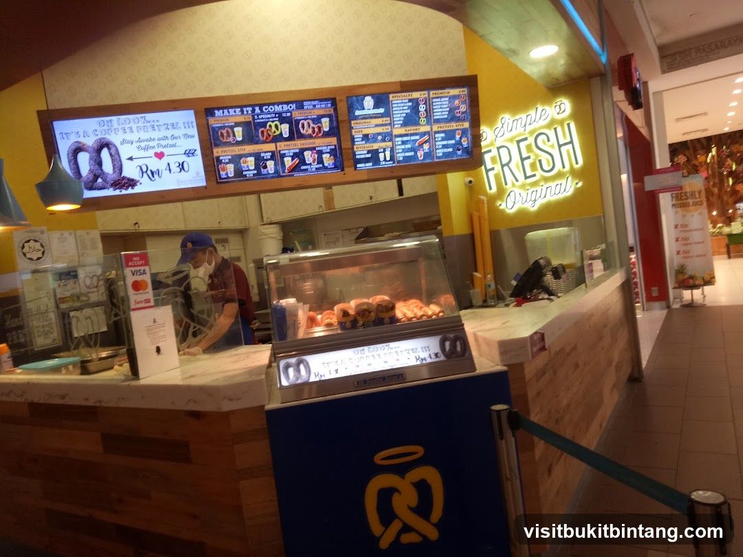 Pretzel Shop Counter