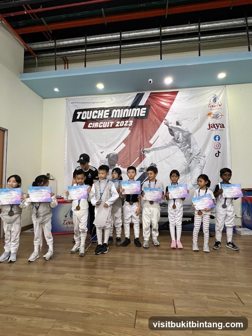 Fencing Competition Awards Ceremony