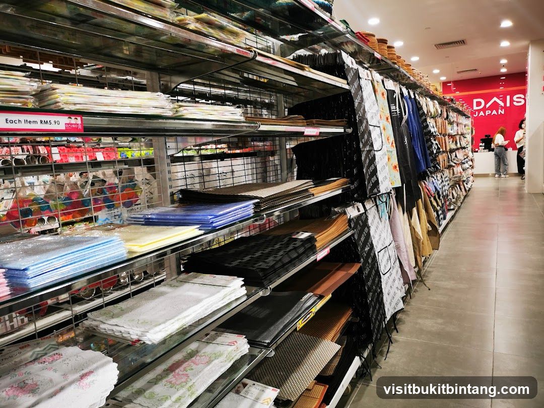 Store Interior with Shelves of Products