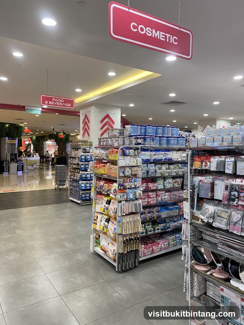 Cosmetic and Food & Beverage Aisles
