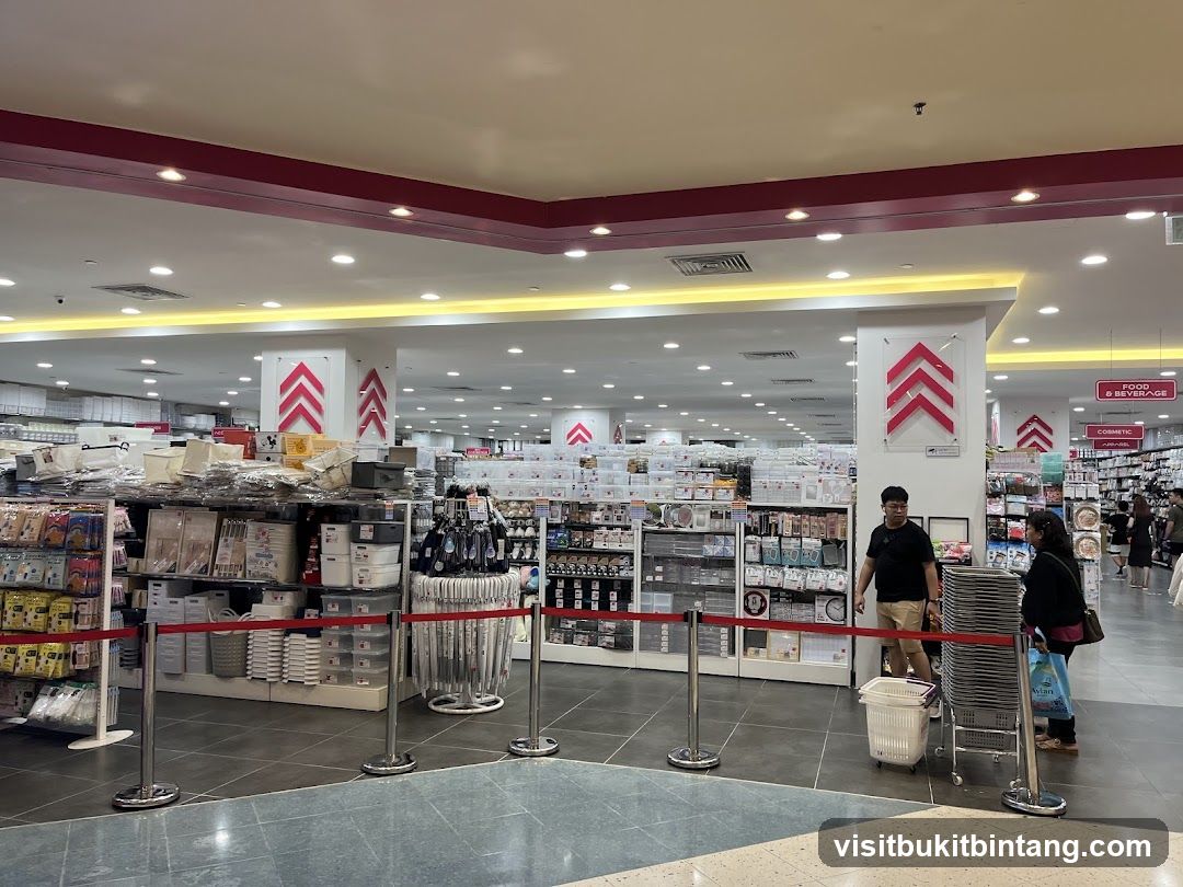 Interior of a retail store