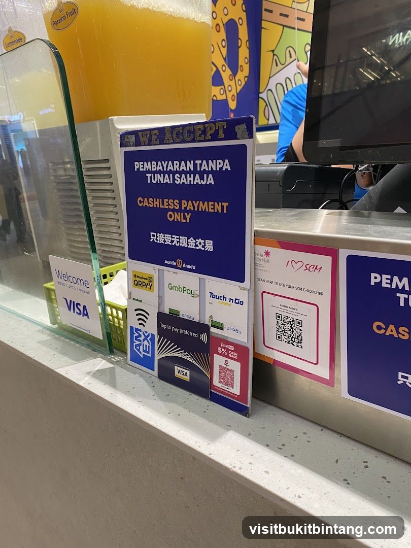 Cashless Payment Signage