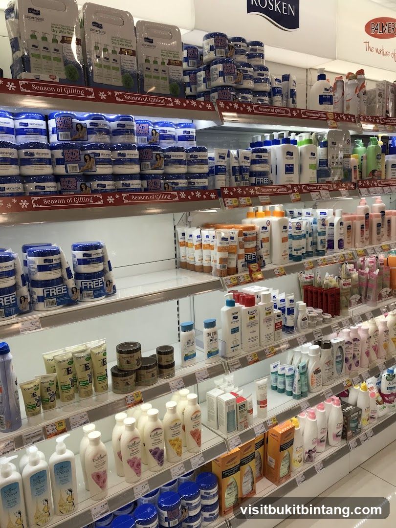 Skincare Products Display