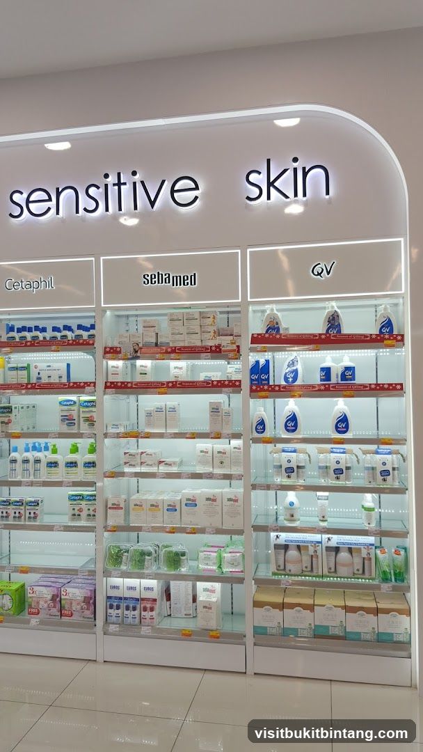 Skincare Products Display