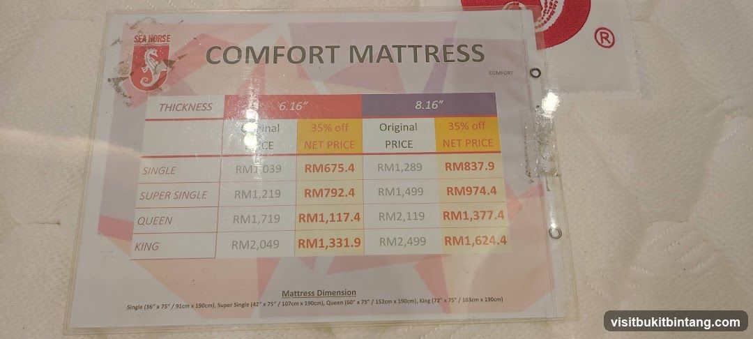COMFORT MATTRESS