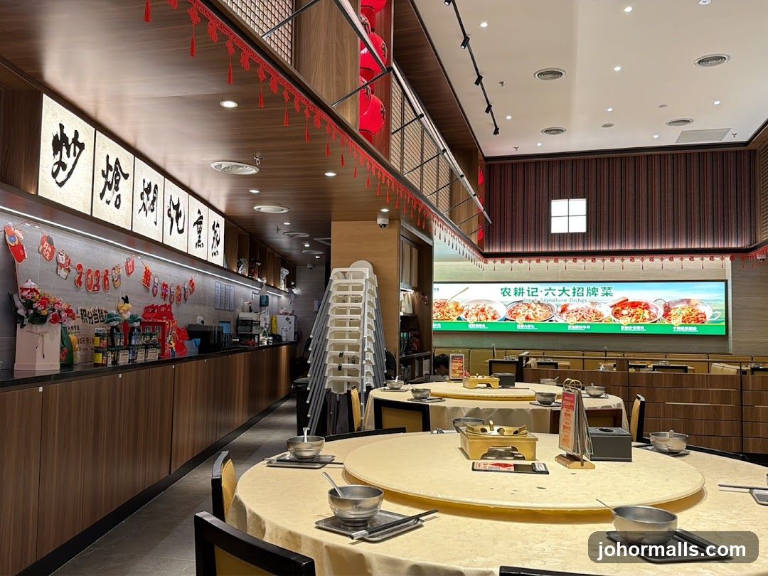 Restaurant Interior with Dining Tables