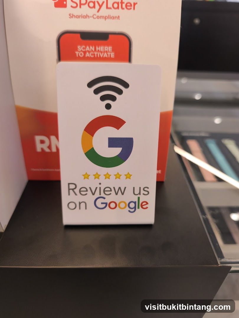 Google Review Stand