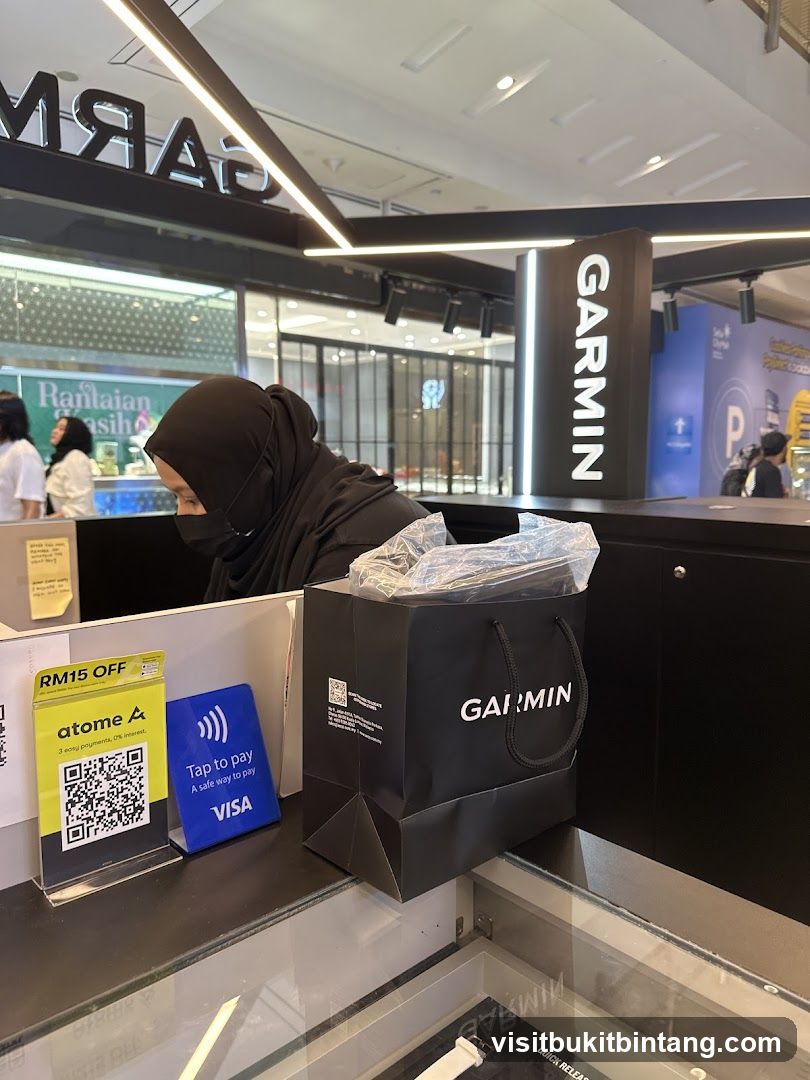Garmin Store Counter