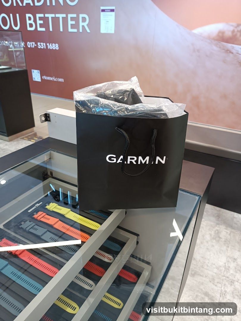 Garmin Shopping Bag and Watch Straps