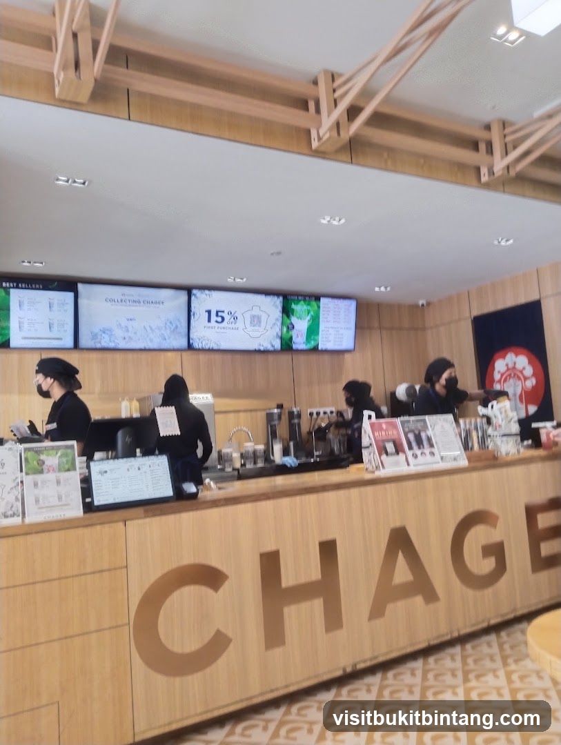 Bubble Tea Shop Counter