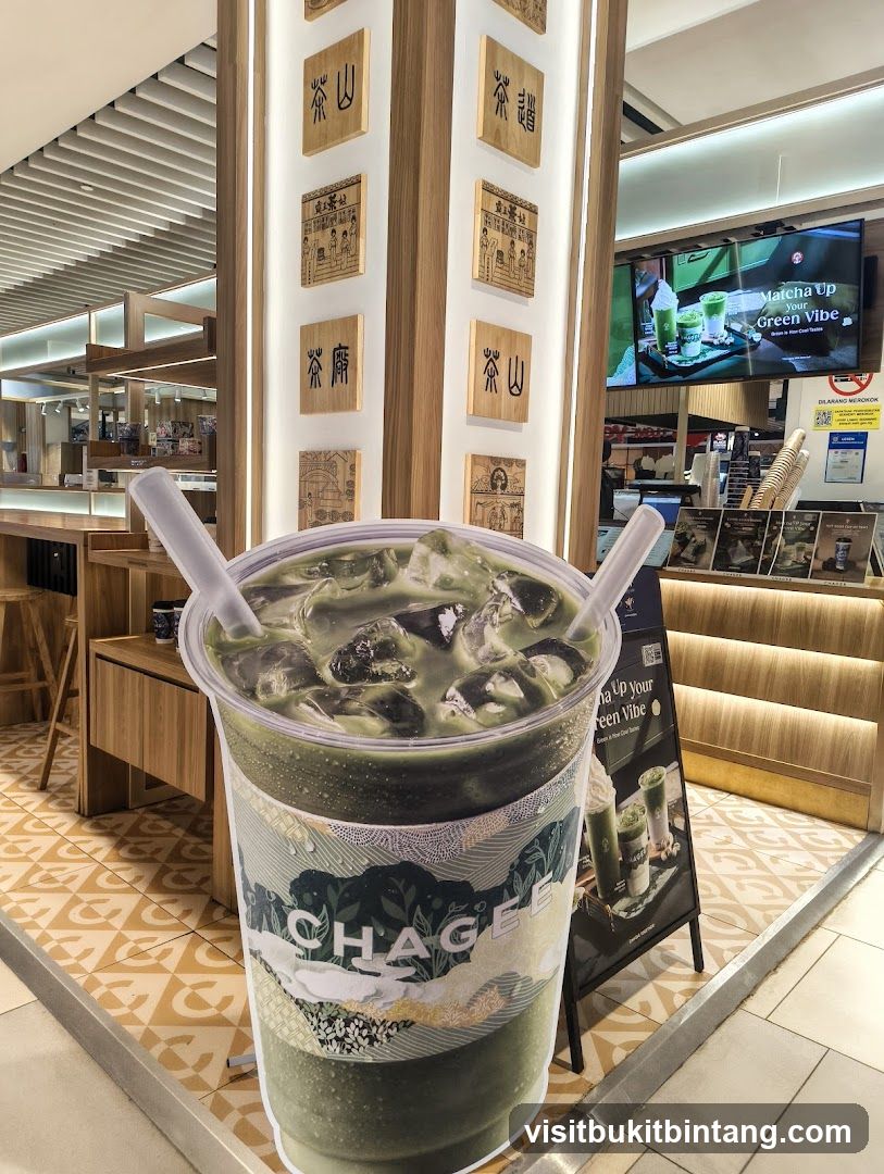 Matcha Drink Display