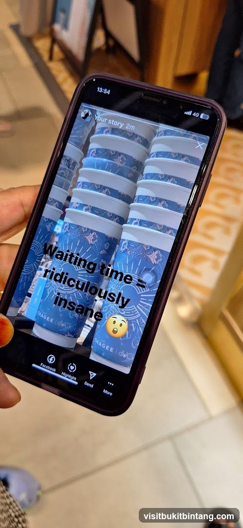 Instagram Story with Coffee Cups