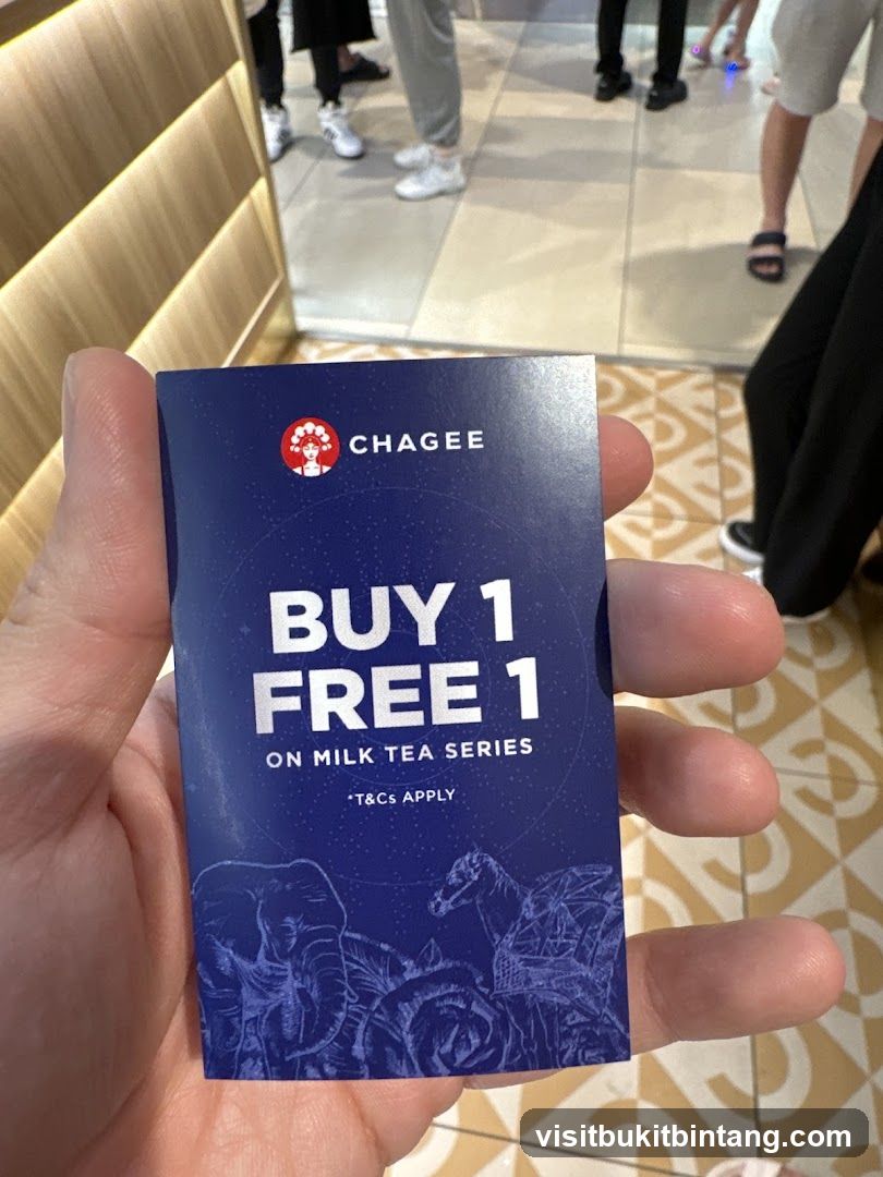 Chagee Buy 1 Free 1 Promotion