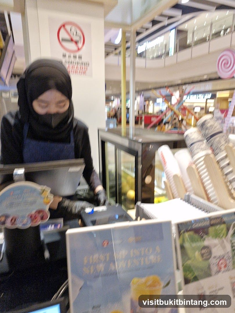 Beverage Stand in Mall
