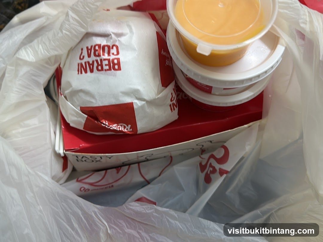 Fast Food Takeout Bag