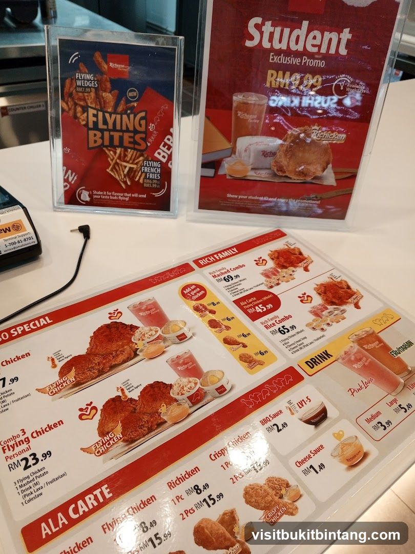 Fast Food Menu and Promotions