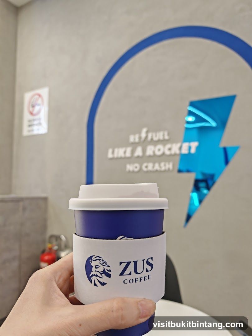 Coffee Cup with ZUS Coffee Logo