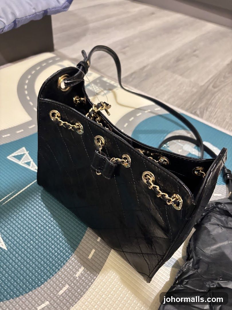 Black Quilted Handbag