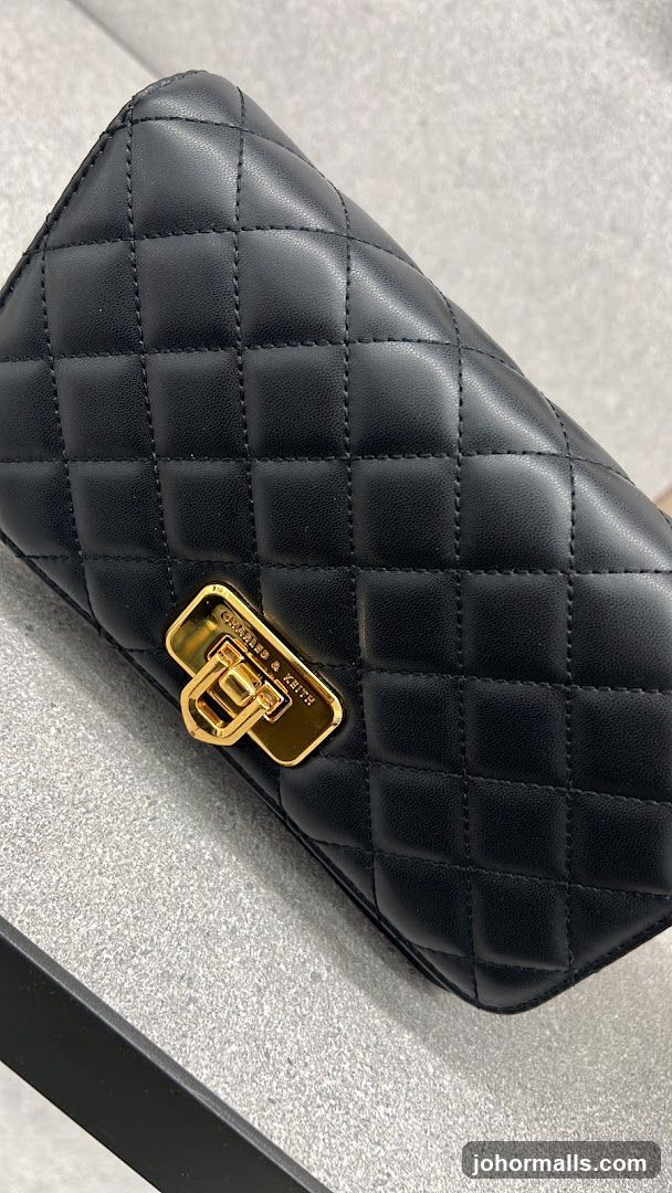 Black Quilted Handbag