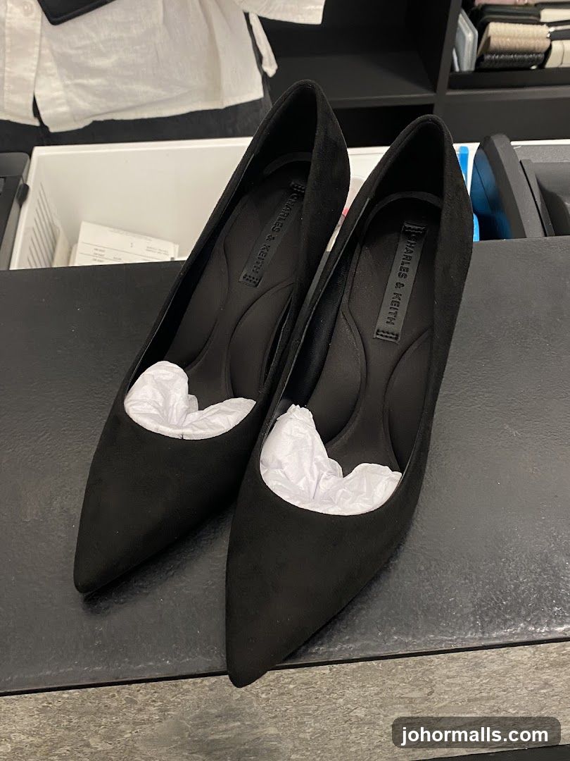Black Suede Pumps