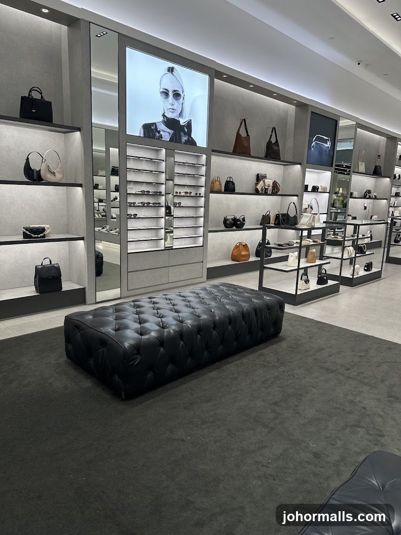 Luxury Handbag and Accessory Store Interior