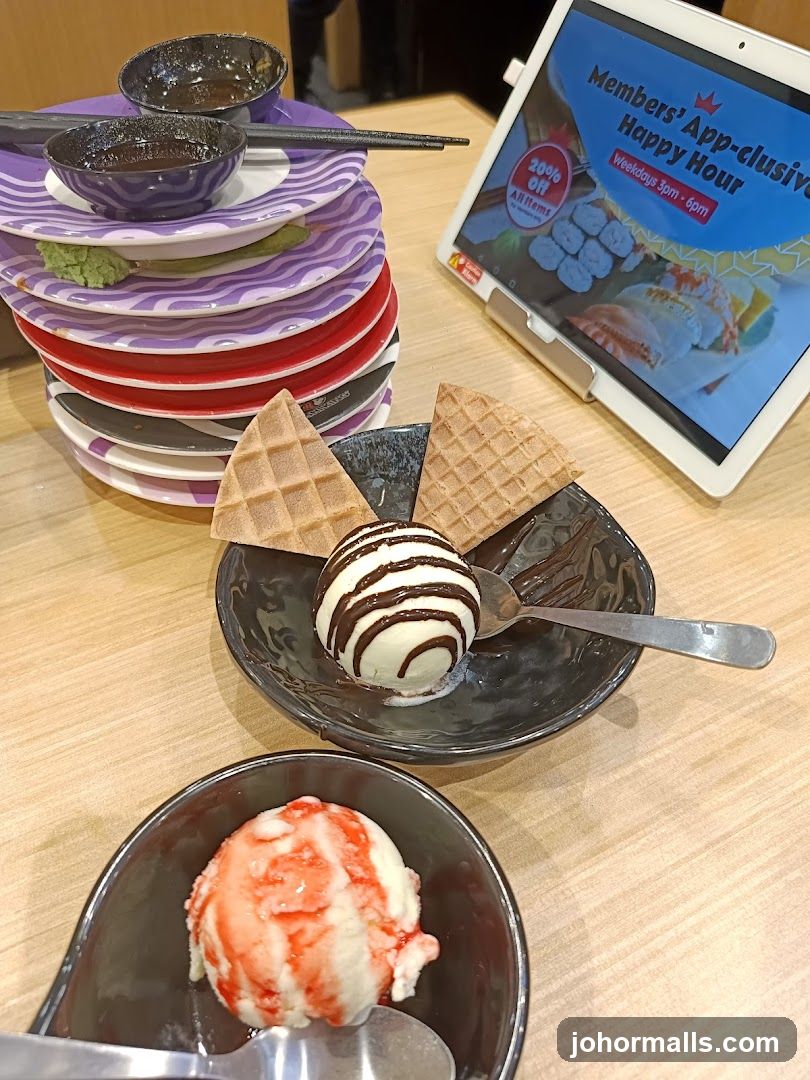 Dessert and Sushi Promotion