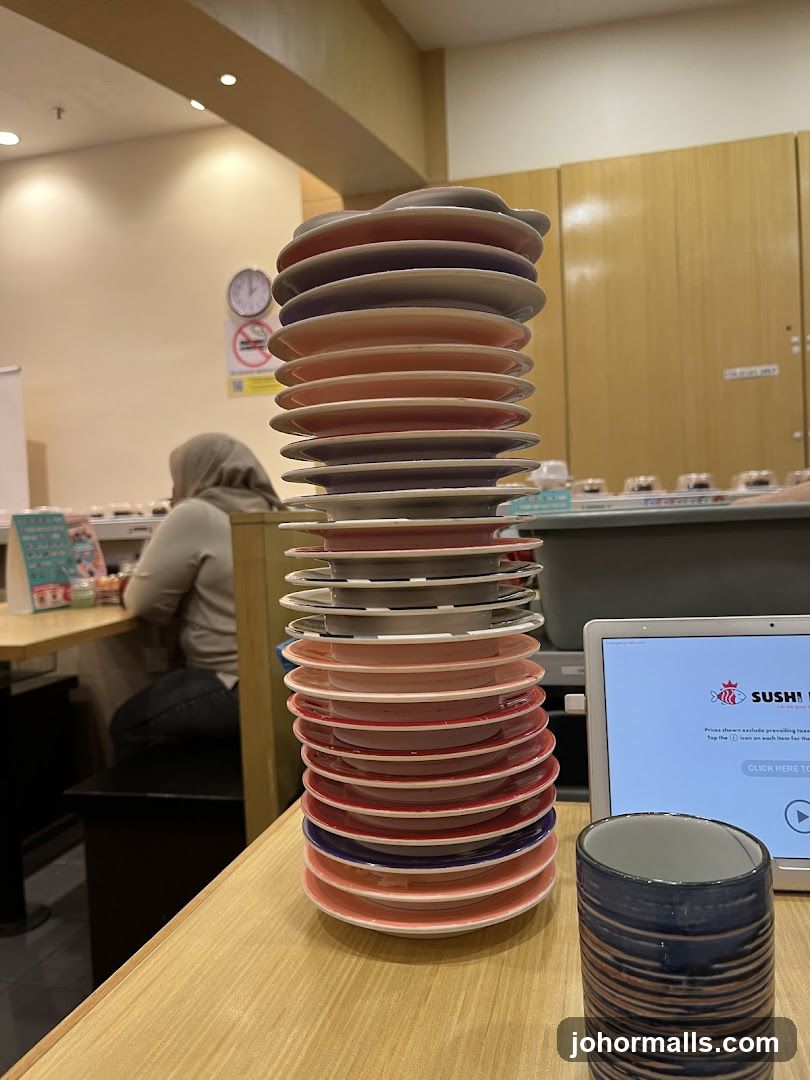 Stack of Sushi Plates