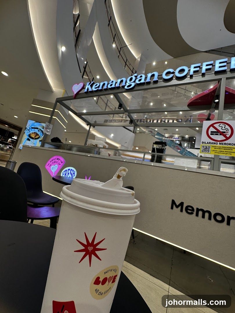 Coffee Cup and Storefront