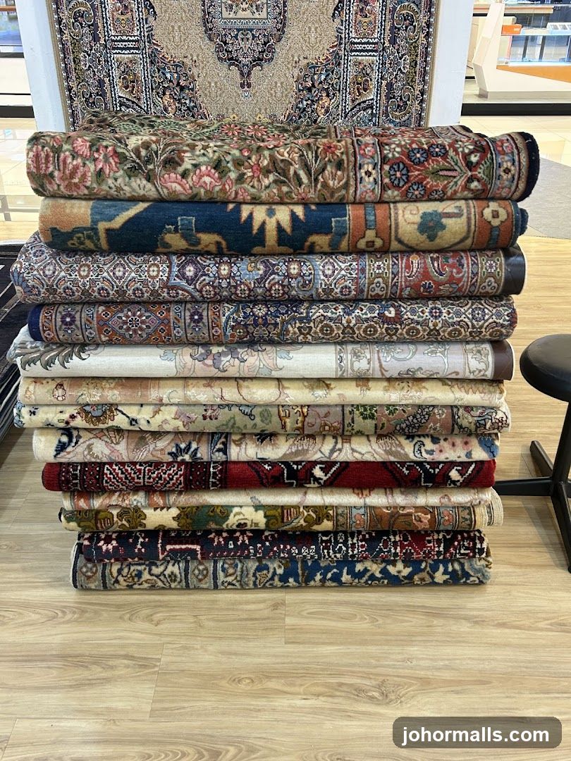 Stacked Rugs