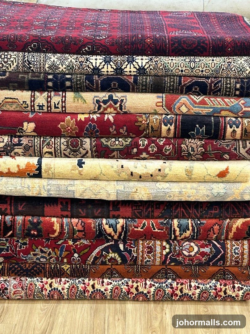 Stacked Rugs