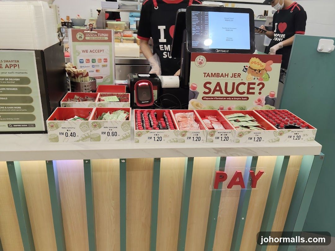 Sushi Condiment Display