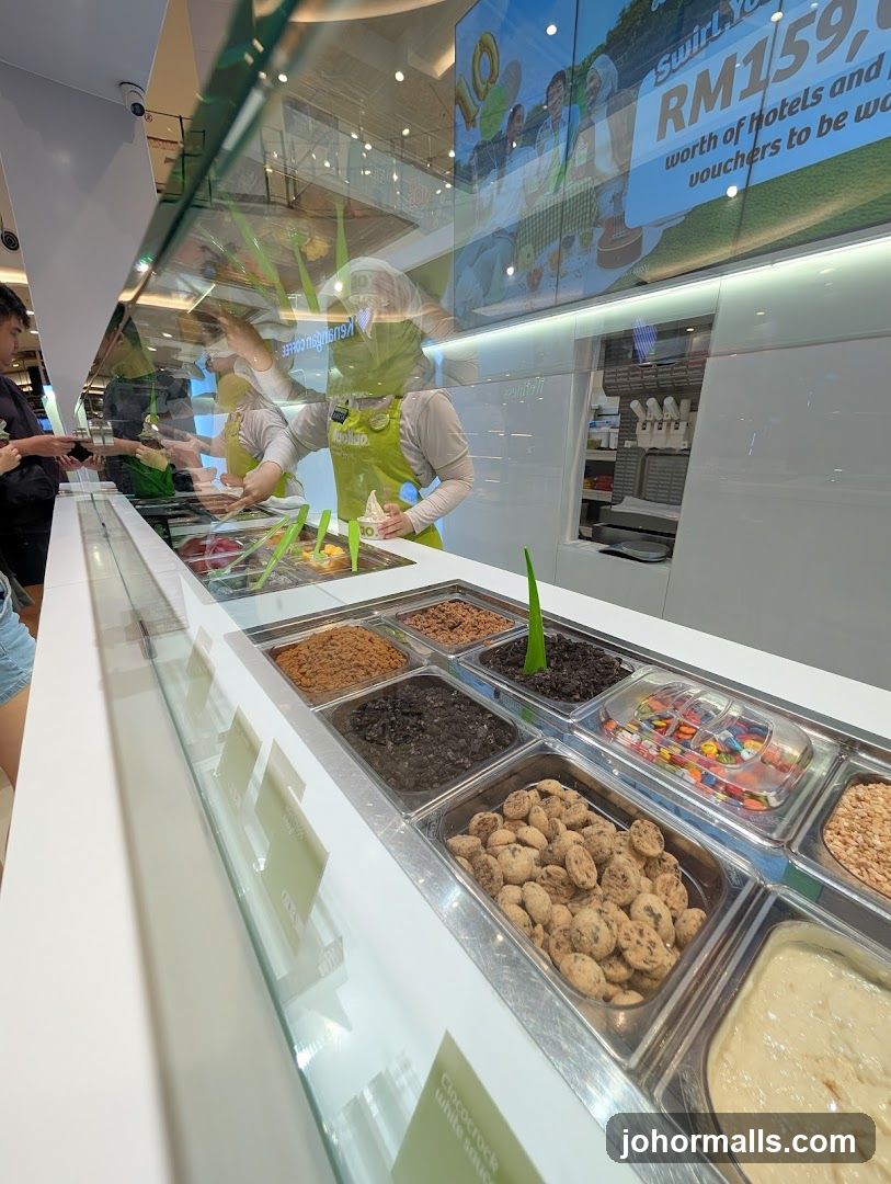 Dessert Toppings Display