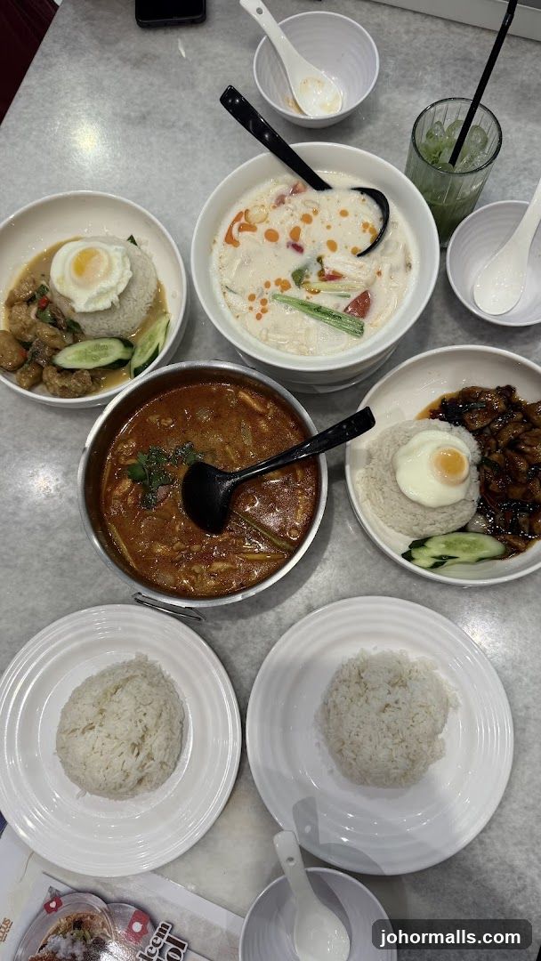 Table with various dishes