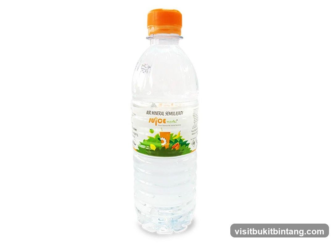 Bottle of Juice Works Mineral Water