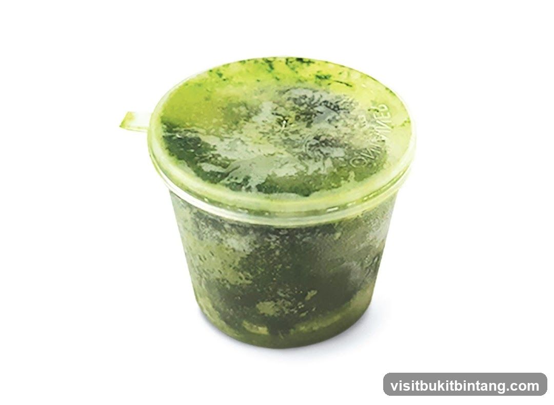 Green Smoothie in a Plastic Cup