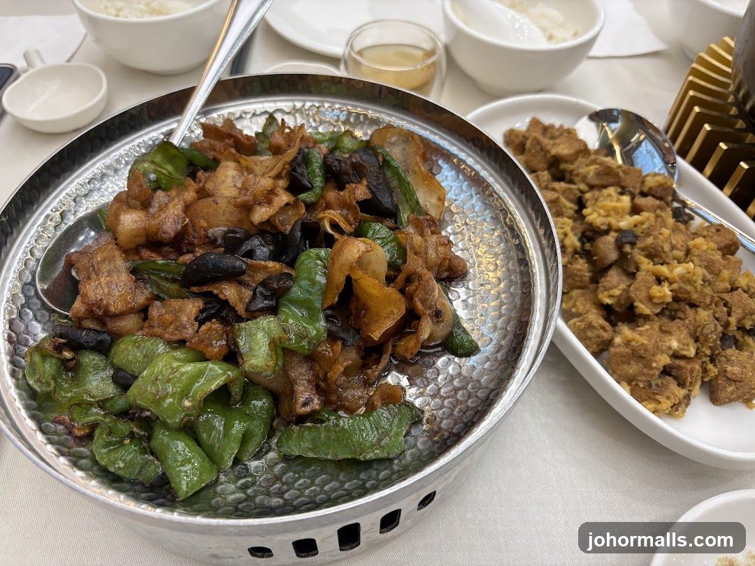 Stir-fried Pork with Peppers and Tofu Dish