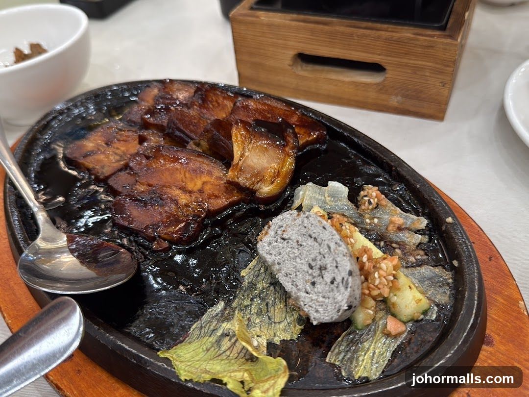 Sizzling Pork Belly Dish
