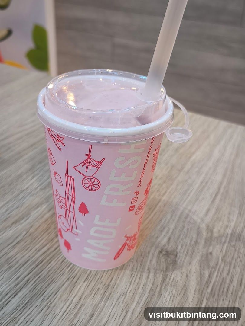 Pink Drink in Branded Cup