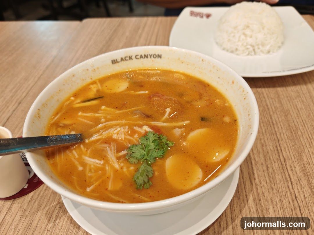 Tom Yum Soup with Rice