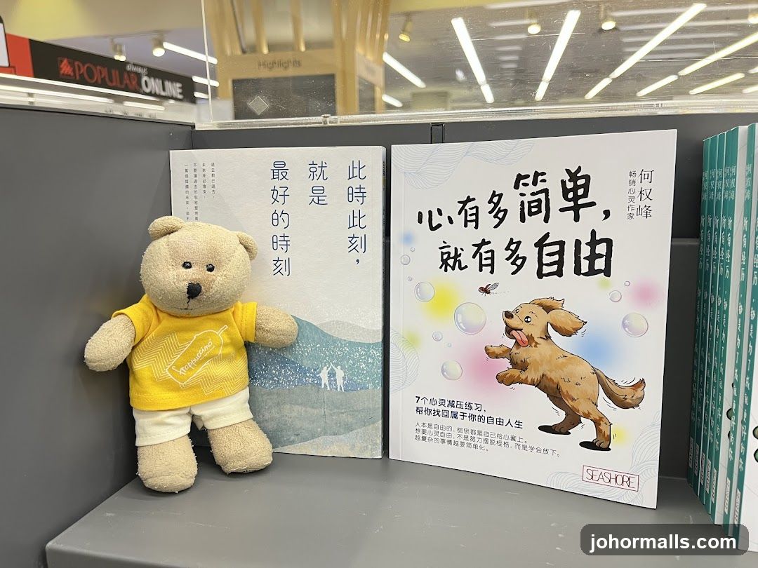Books and a Teddy Bear