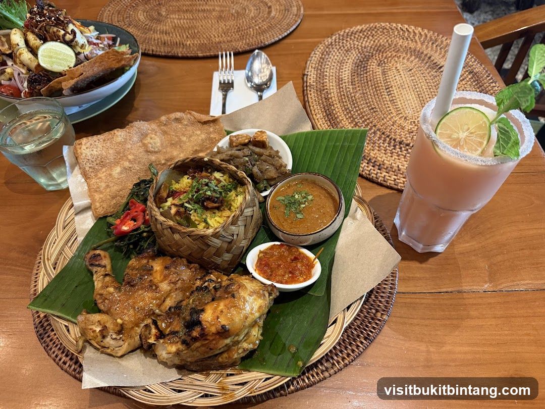 Grilled Chicken Platter with Rice and Salad