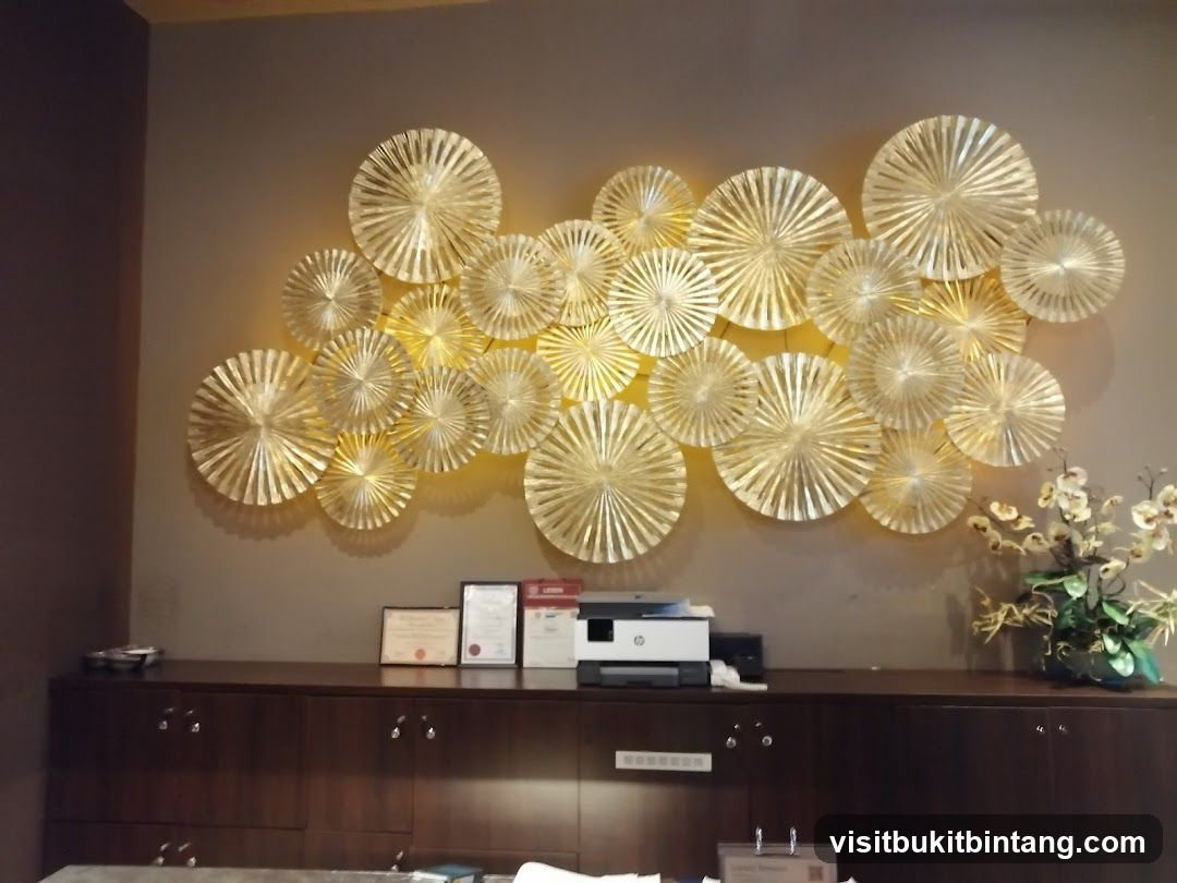 Wall Decor and Reception Area