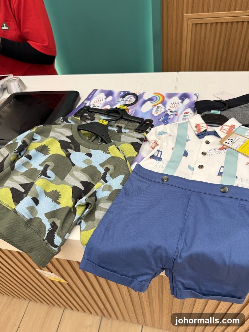 Children's Clothing Display