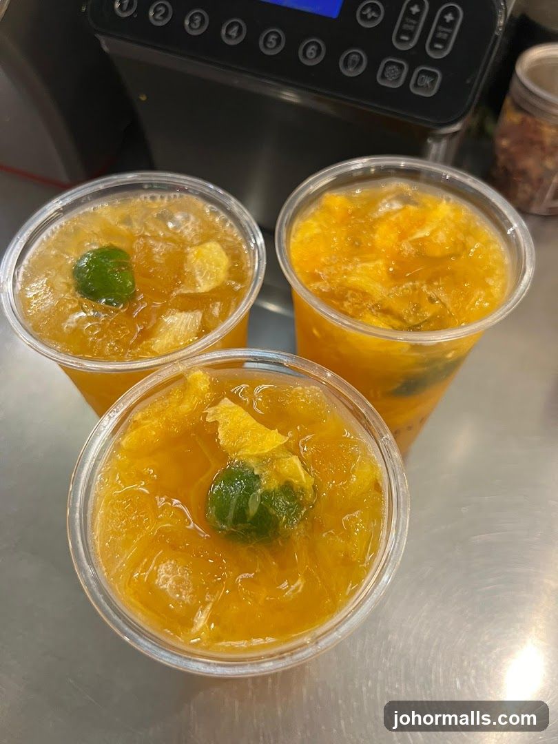Orange and Lime Drinks