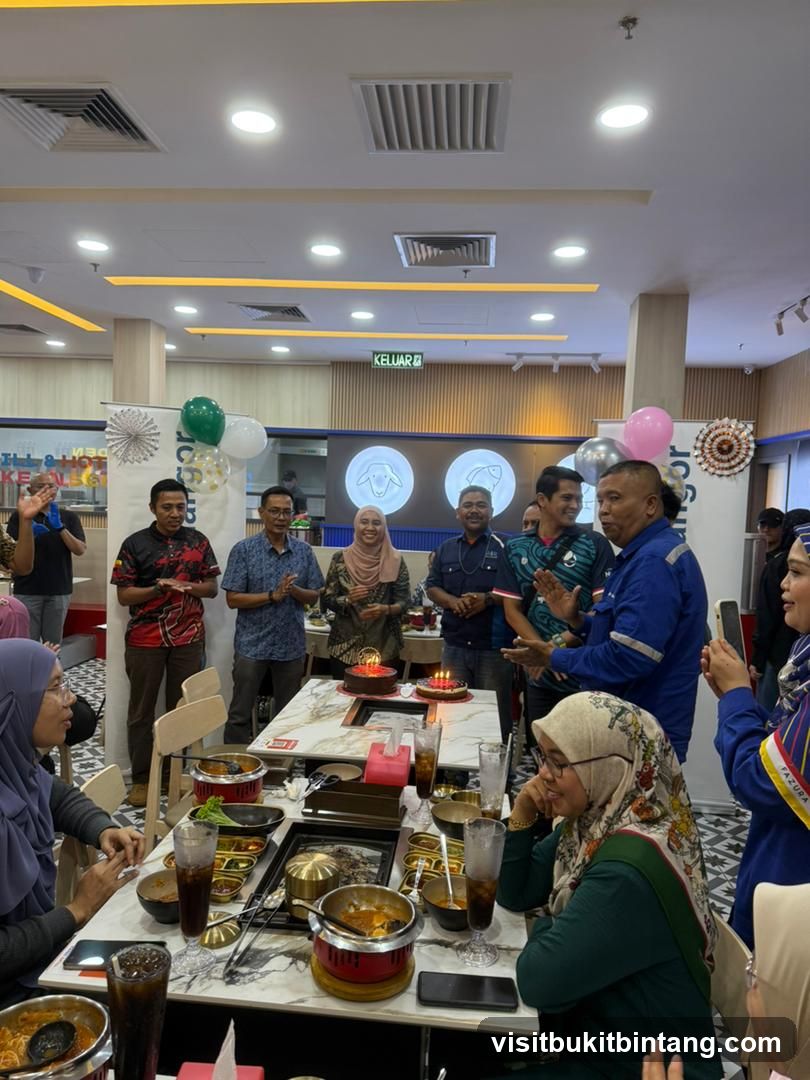 Birthday Celebration at a Restaurant