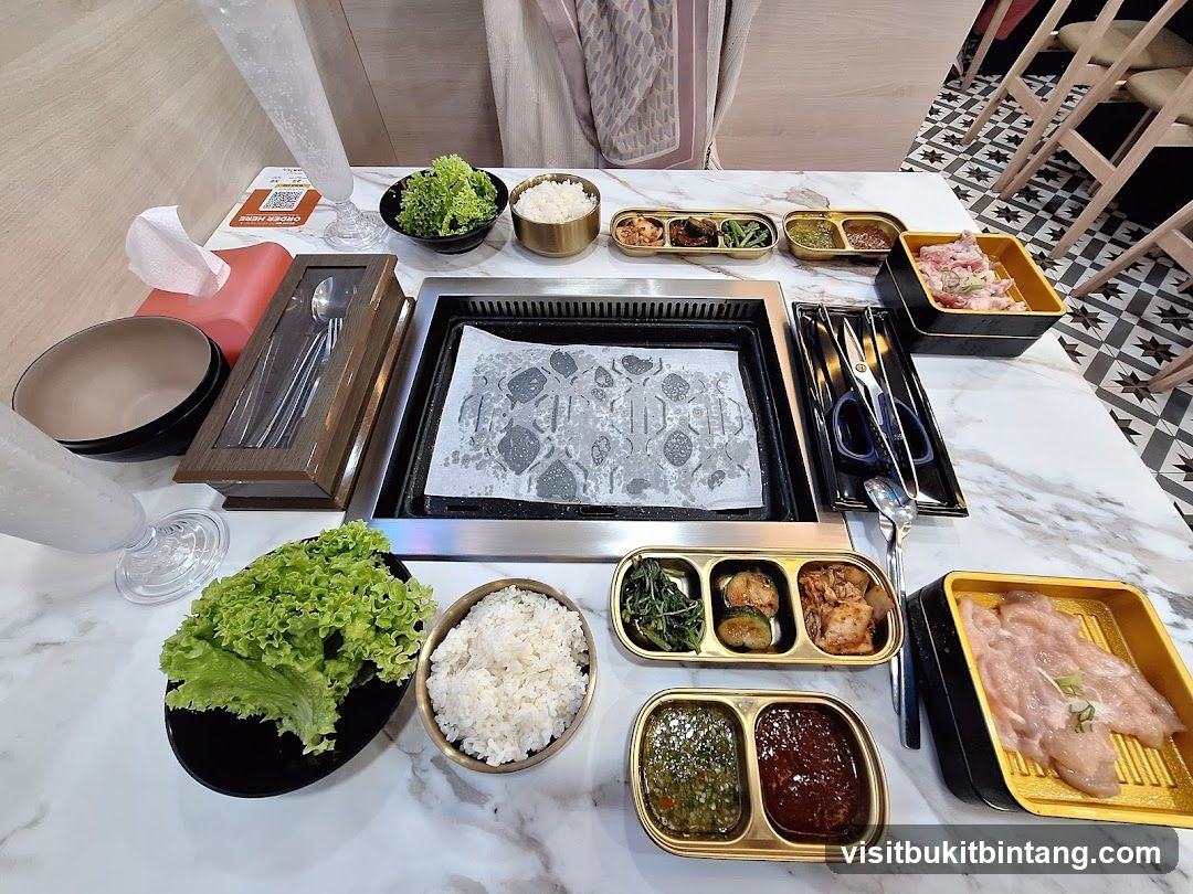 Korean BBQ Table Setting
